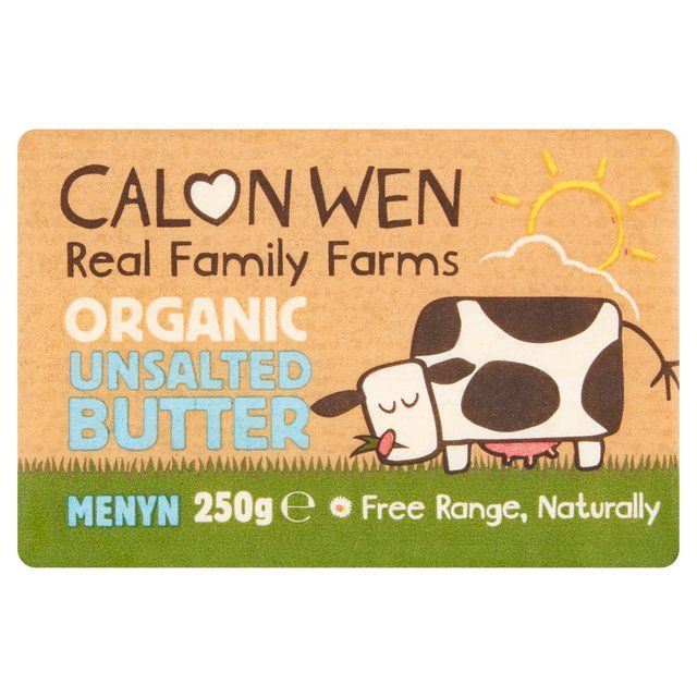 Calon Wen Organic Unsalted Butter   250g