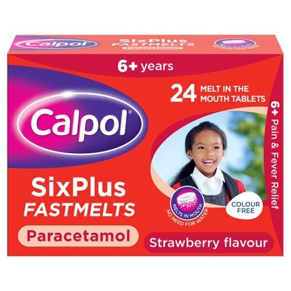 Calpol 6+ Years Fastmelts Dissolving 24 Tablets