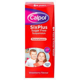 Calpol 6+ Years Suspension Strawberry Sugar Free 200ml