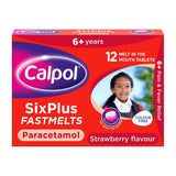 Calpol Six Plus Fastmelts 250mg Orodispersible Tablets - 12 Tablets