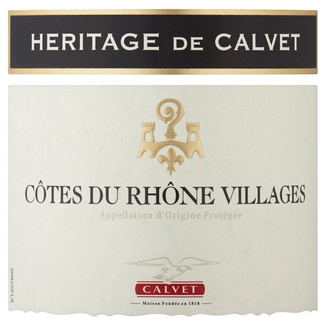 Calvet Heritage Cotes du Rhone Villages Red   75cl