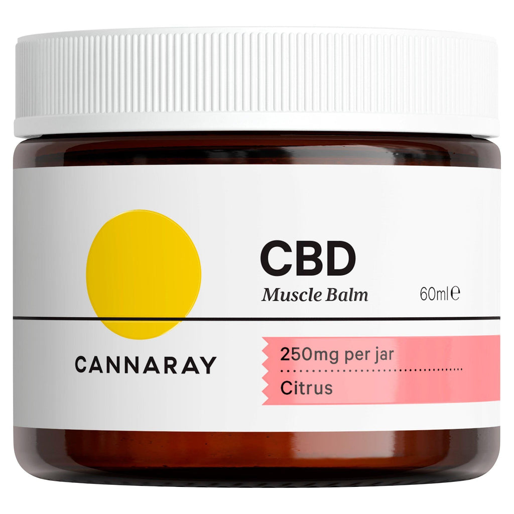 Cannaray CBD Muscle Balm Citrus 60ml