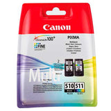 Canon PG510/CL511 Black &amp;amp; Colour Ink Cartridge