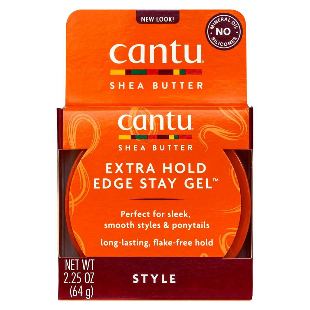 Cantu Shea Butter for Natural Hair Extra Hold Edge Stay Gel 64g