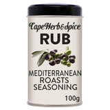 Cape Herb &amp;amp; Spice Mediterranean Roast Seasoning Rub Tin   100g