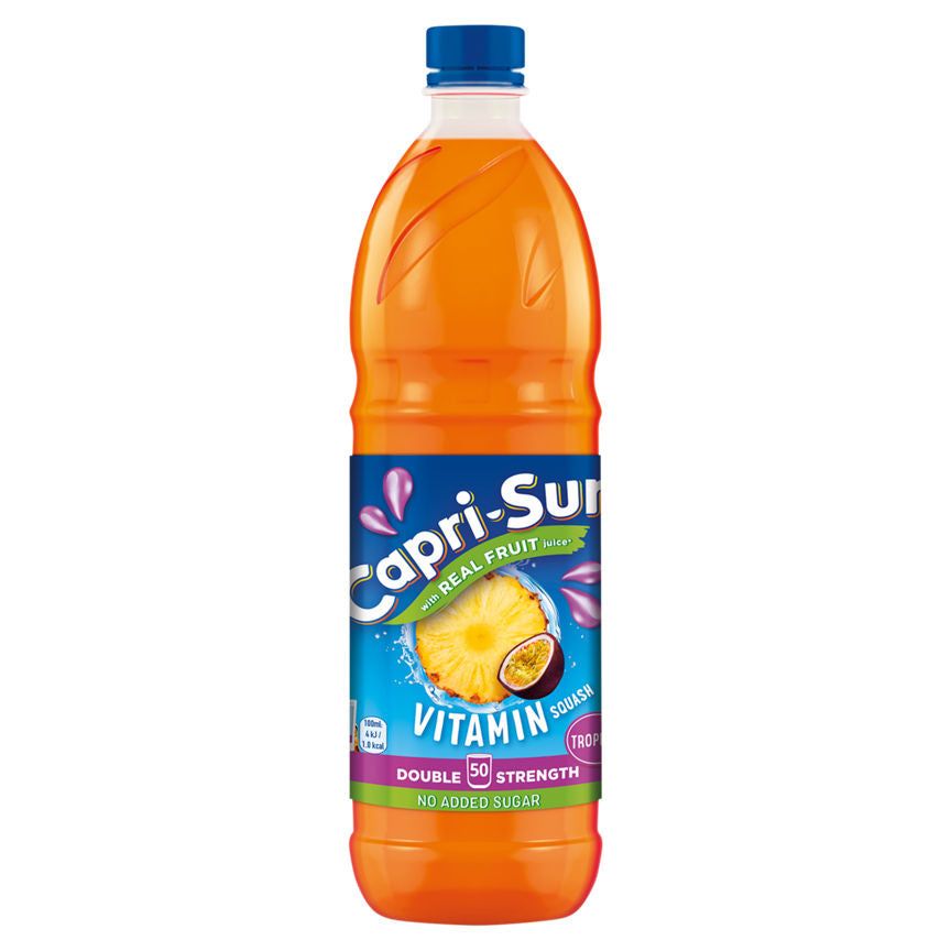 Capri-Sun No Added Sugar Vitamin Tropical Squash