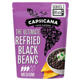 Capsicana Mexican Refried Chipotle Black Beans Medium   200g