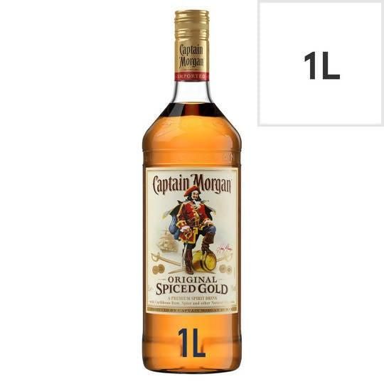 Captain Morgan Spiced Gold Caribbean Rum, 1L