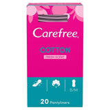 Carefree Cotton Fresh Scented Breathable Pantyliners Single Wrapped   20 per pack