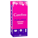 Carefree Plus Large Light Scent Pantyliners   20 per pack