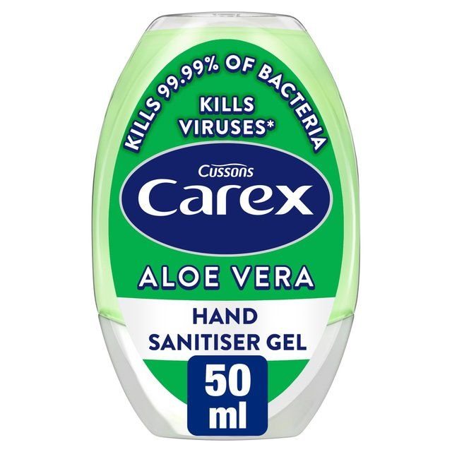 Carex Aloe Vera Antibacterial Hand Sanitiser Gel   50ml