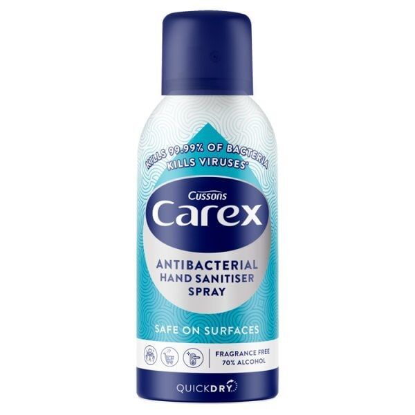 Carex Anti-Bacterial Hand &amp;amp; Surface Sanitiser Spray 100Ml