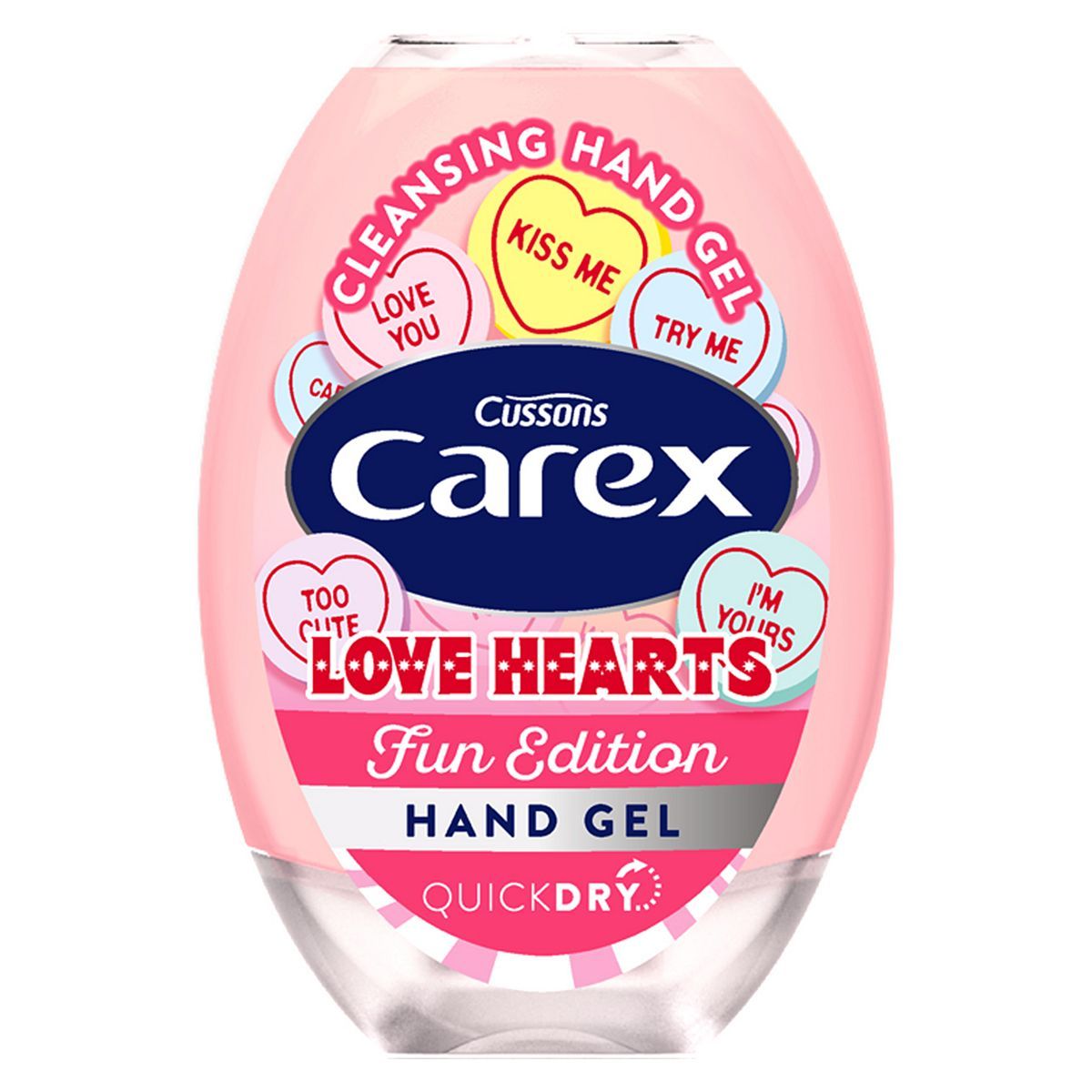 Carex Fun Edition Love Hearts Hand Gel 50ml