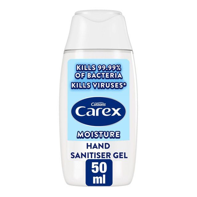 Carex Moisture Antibacterial Hand Sanitiser Gel   50ml