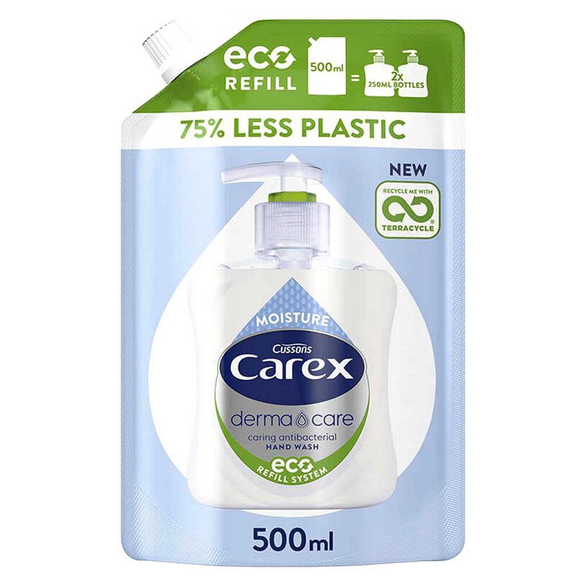 Carex Moisture Hand Wash Liquid Soap Refill 500ml