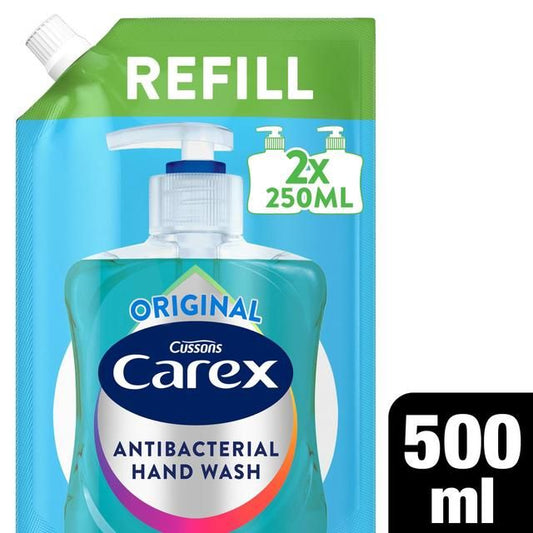 Carex Original Antibacterial Handwash Refill   500ml