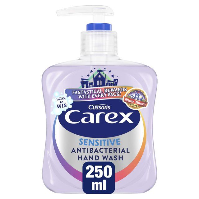 Carex Sensitive Antibacterial Handwash   250ml