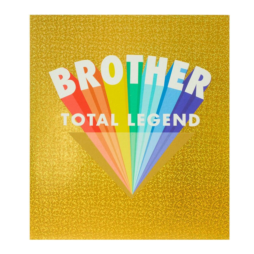 Carlton Rainbow Brother Birthday Card