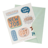 Carlton Speech Bubbles New Job Card