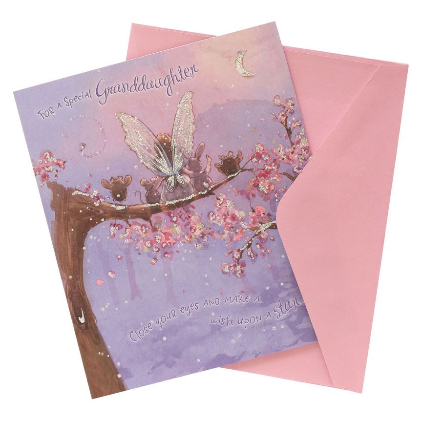 Carlton Spellbound Granddaughter Birthday Card