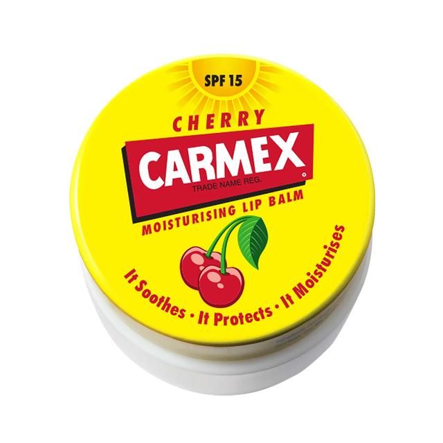 Carmex Cherry Lip Balm Pot SPF15   7.5g