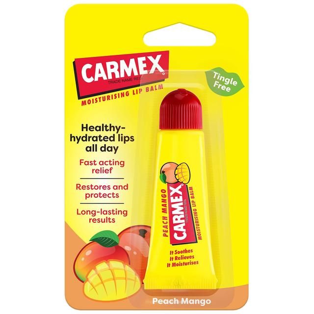 Carmex Lip Balm Peach & Mango Tube   10g