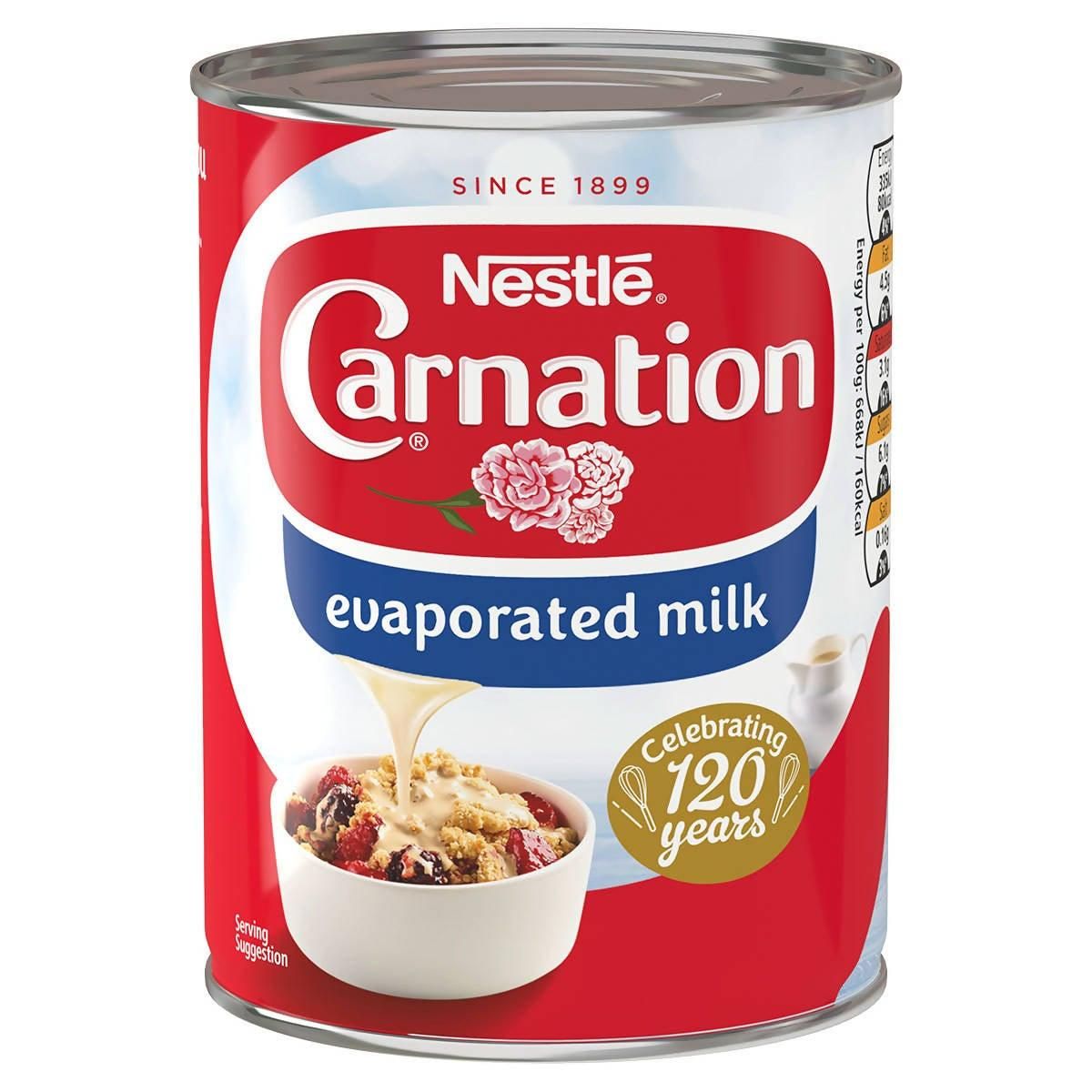 Carnation Evaporated Milk, 12 x 410g