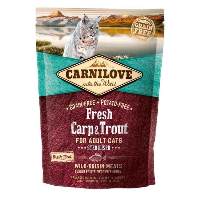 Carnilove Fresh Carp & Trout Adult Cat Food   400g