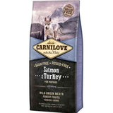 Carnilove Grain Free Puppy Salmon &amp;amp; Turkey Dry Dog Food   12kg