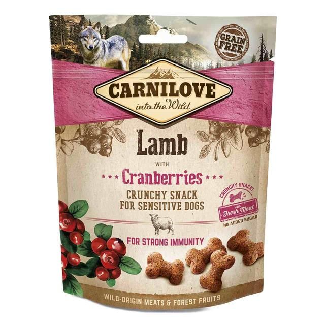 Carnilove Lamb with Cranberries Crunchy Dog Treats   200g