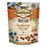 Carnilove Ostrich with Blackberries Crunchy Dog Treats   200g