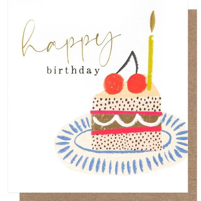 Caroline Gardner Cherry Cake Birthday Card