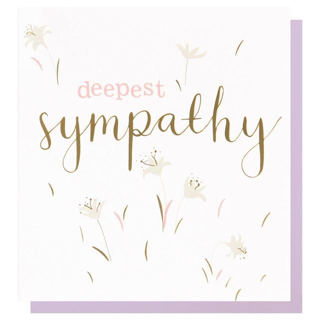 Caroline Gardner Deepest Sympathy Card