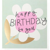 Caroline Gardner Happy Birthday Large Flower Card