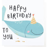 Caroline Gardner Happy Birthday To You Whale Card