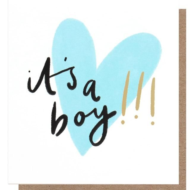 Caroline Gardner Its A Boy New Baby Card