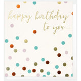 Caroline Gardner Spots Happy Birthday To You Card