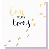 Caroline Gardner Then Tiny Toes New BabyCard