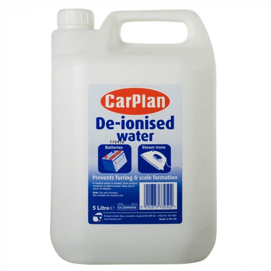 CarPlan De-Ionised Water 5L