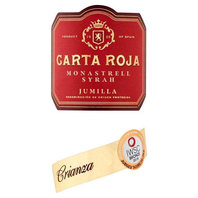 Carta Roja Crianza