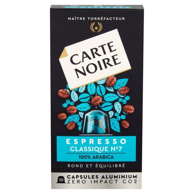 Carte Noire Classique Aluminium Nespresso Compatible Capsules   10 per pack