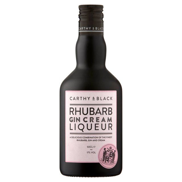 Carthy &amp;amp; Black Rhubarb Gin Cream Liqueur   50cl