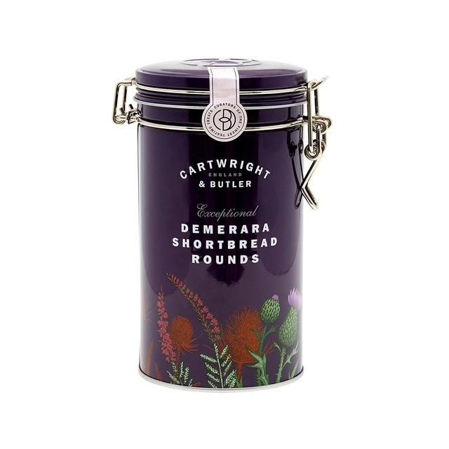 Cartwright &amp;amp; Butler Demerara Shortbread Rounds in Tin   200g
