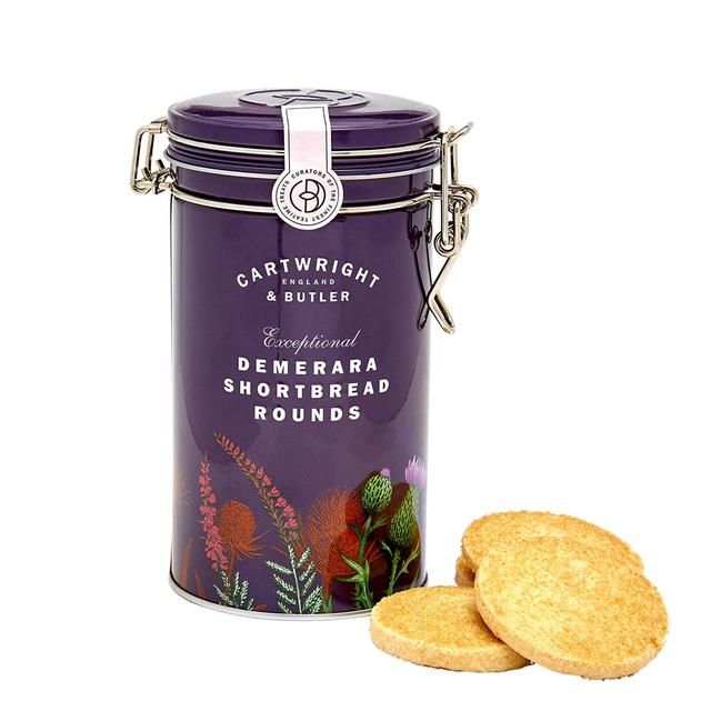 Cartwright & Butler Demerara Shortbread Rounds in Tin   200g