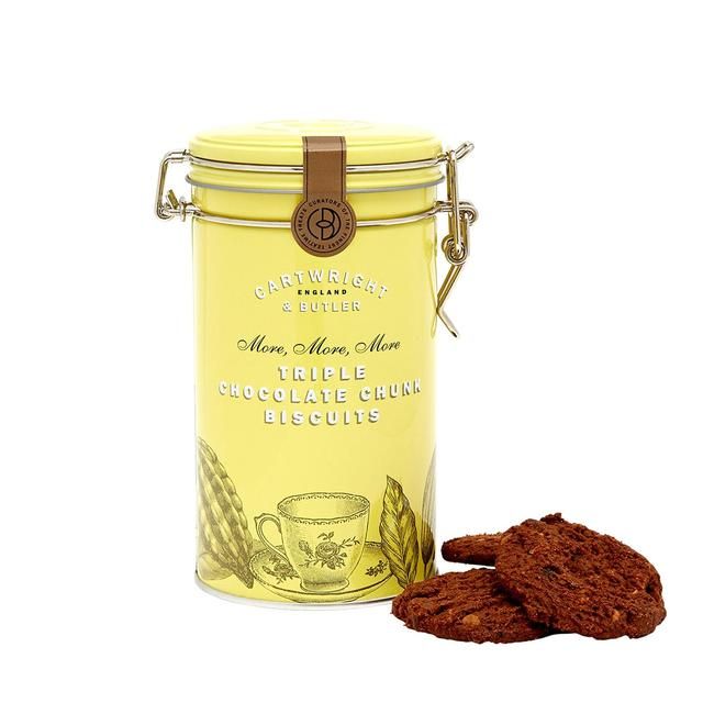 Cartwright &amp;amp; Butler Triple Choc Chunk Biscuits in Tin   200g