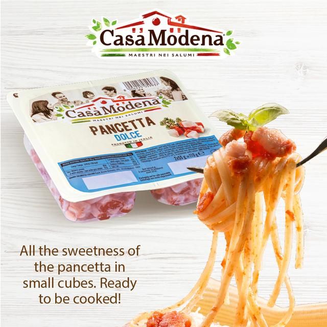 Casa Modena Classic Diced Pancetta   110g