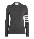 Cashmere 4-Bar Sweater