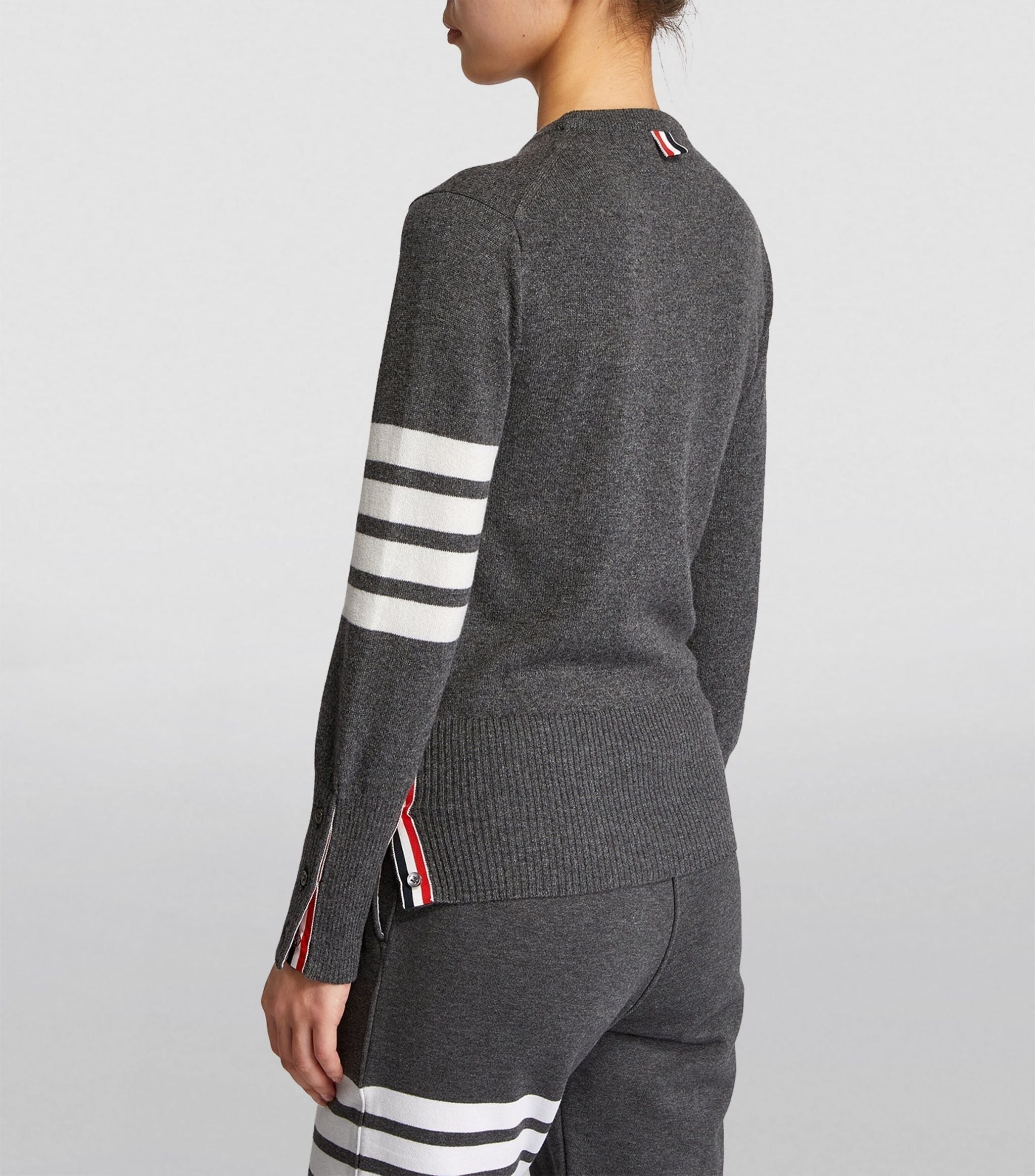 Cashmere 4-Bar Sweater