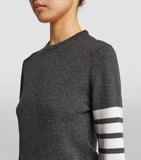 Cashmere 4-Bar Sweater