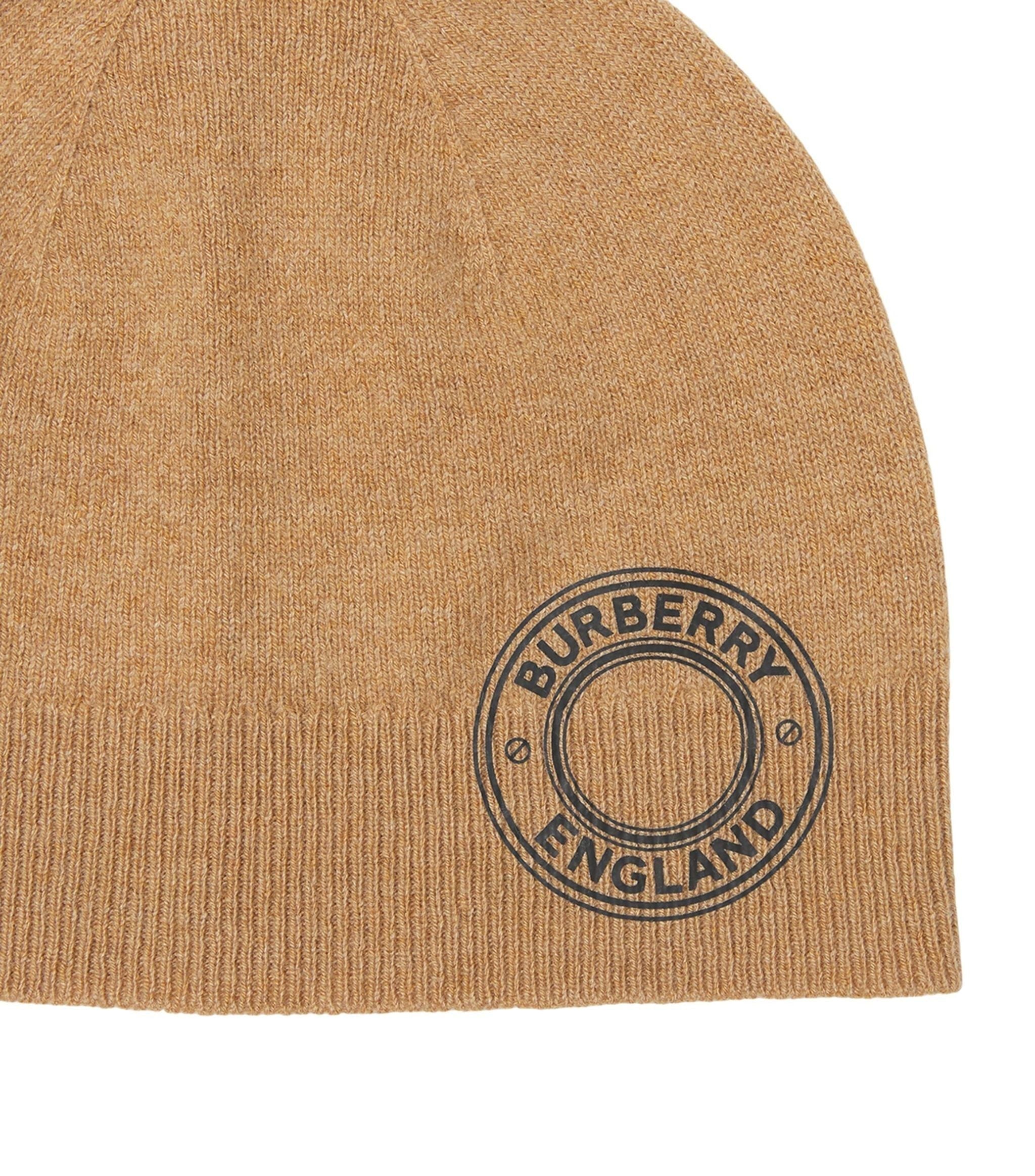 Cashmere-Blend Logo Beanie